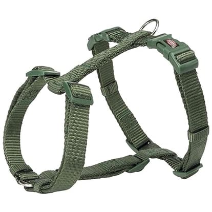 trixie - Premium Dog H-Harness (L-XLarge: 75 120 Cm/25 Mm, Forest,Multicolor)