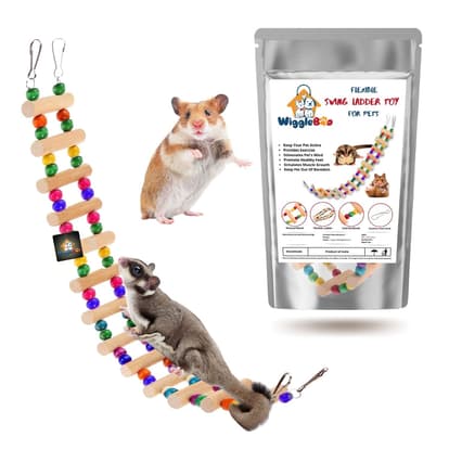 wiggleBoo  - WiggleBoo Pet Flexible Ladder Cage Toy