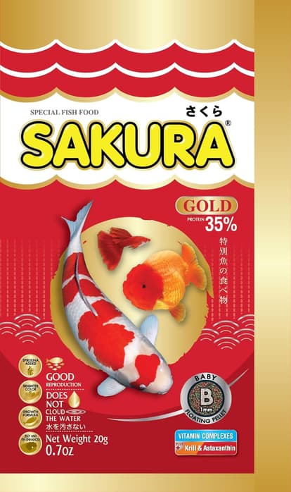 Sakura - Sakura Gold Super Premium Fish Food with Vitamin Complexes
