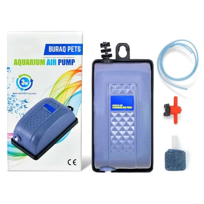 Buraq - Buraq Aquarium Oxygen Air Pump, Adjust Speed Volume