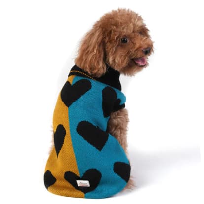 zigly - ZL With All My Hearts Dog Sweater