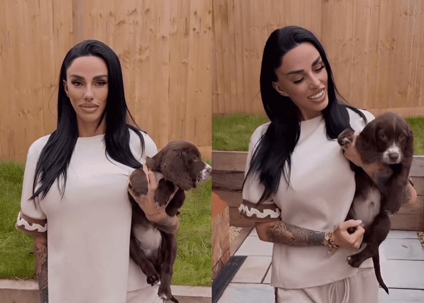Katie Welcomes New Puppy Amidst Ongoing...