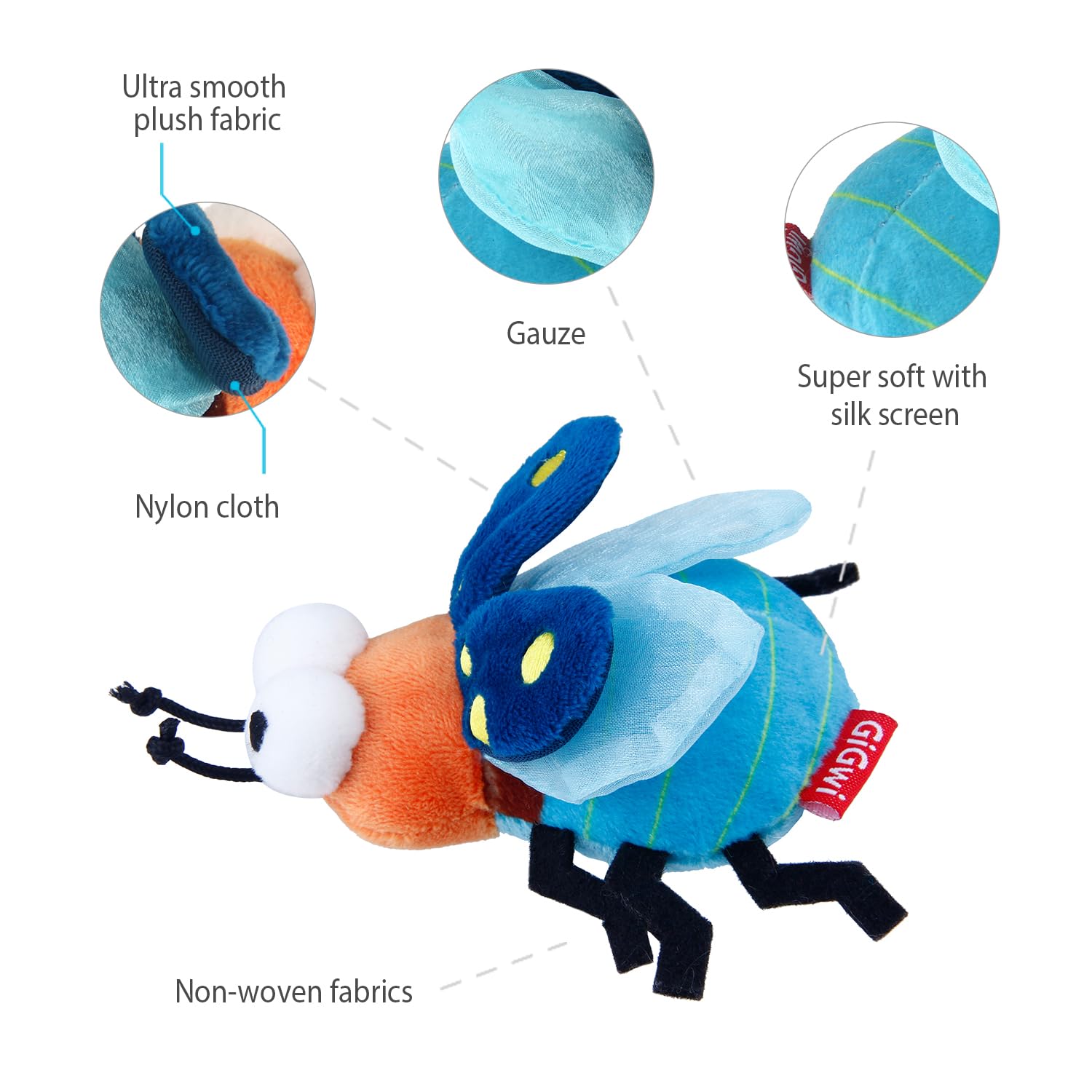 Gigwi - GiGwi Shining Friendz Firefly Cat Toy