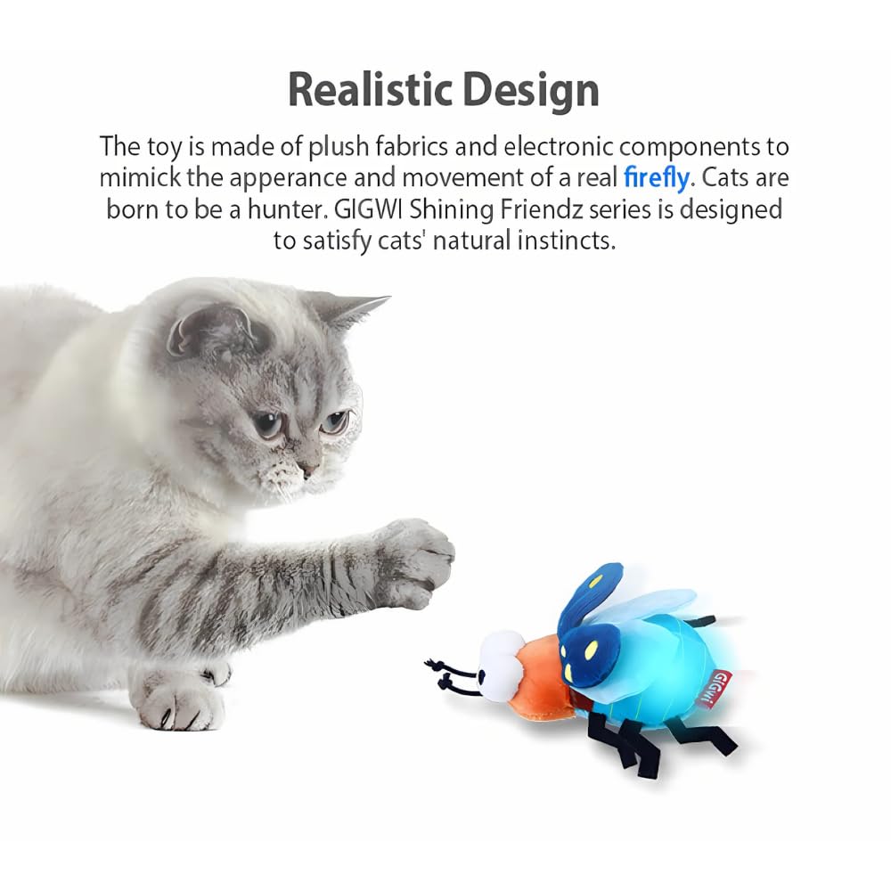 Gigwi - GiGwi Shining Friendz Firefly Cat Toy