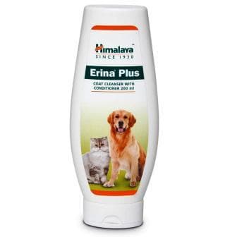 himalaya - Erina Plus Coat Cleanser With Conditioner For Dogs And Cats | For Shiny and Smooth Hair Coat | Effective & Safe | 200 Ml