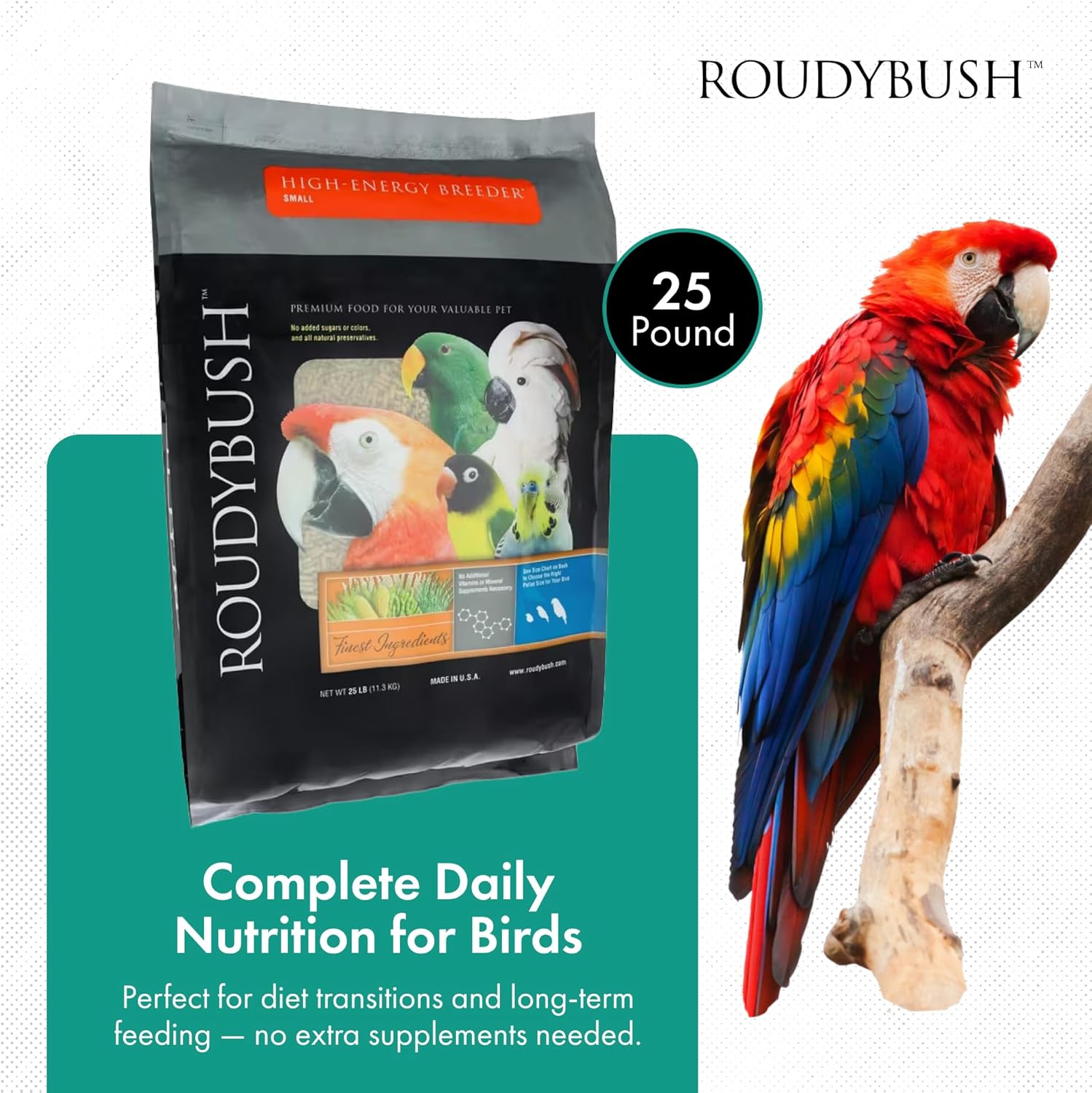 Roudybush - Roudybush High Energy Breeder Birds Food