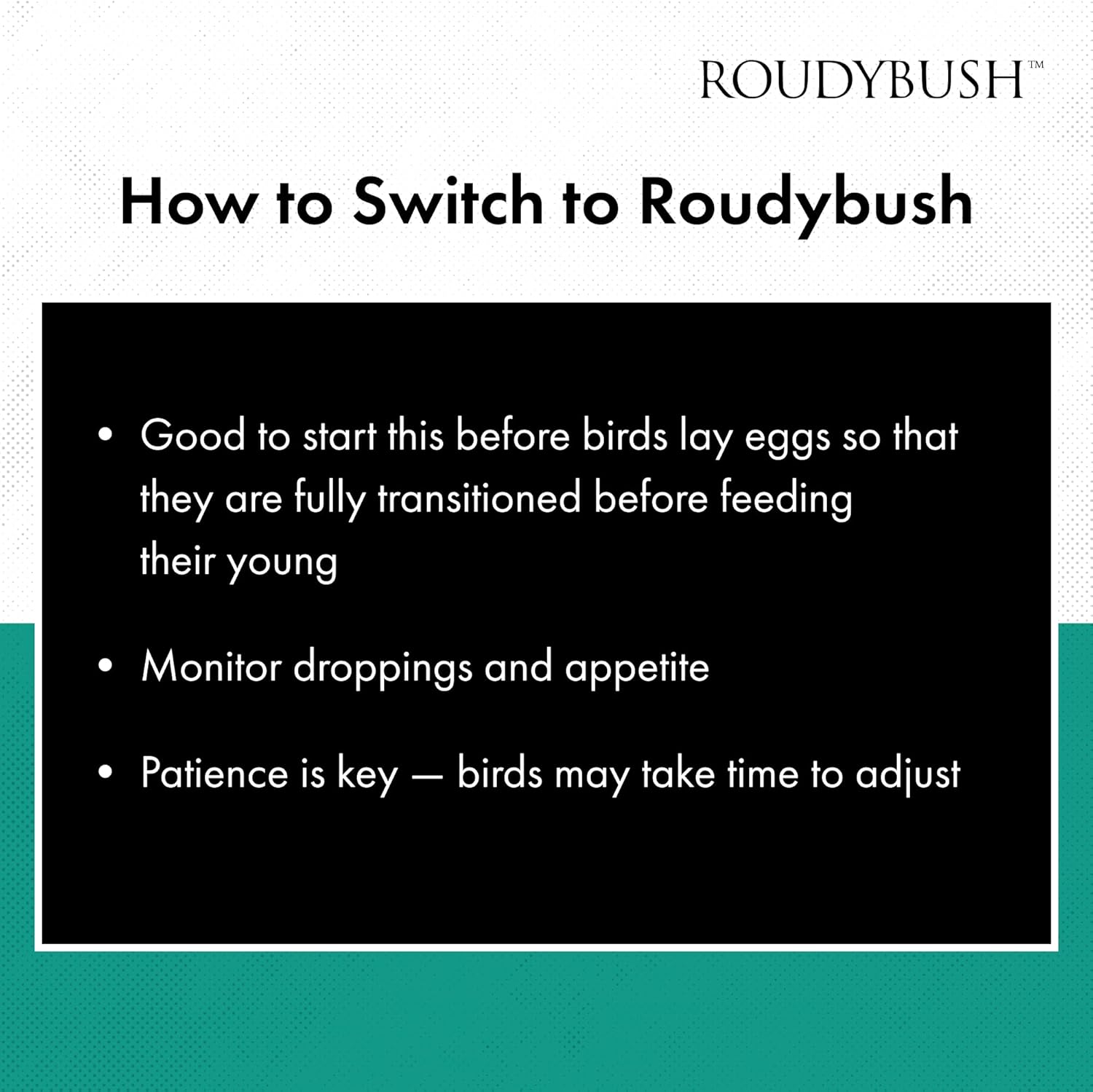 Roudybush - Roudybush High Energy Breeder Birds Food