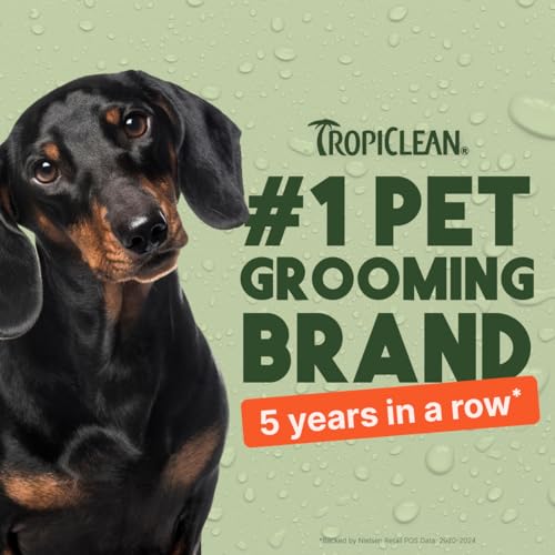 Tropiclean - TropiClean Dog Perfume, Long Lasting Papaya Cologne, Deodorizing Spray for Smelly Dogs, After Bath Detangling Spray with Vitamin E, Safe for Cats, 8oz.