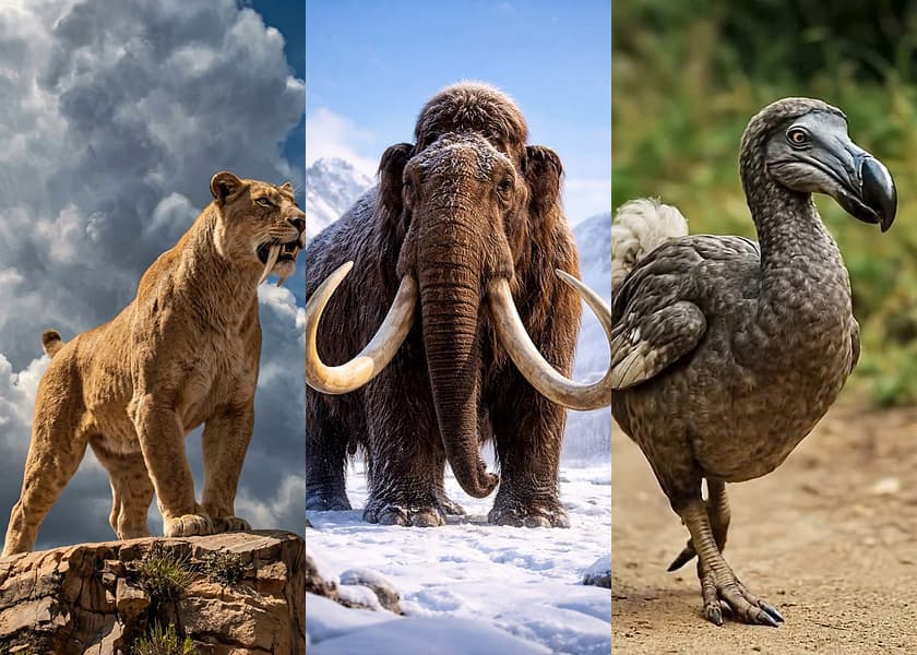 Extinct Animals: Species the World Lost Forever (India & Beyond)
