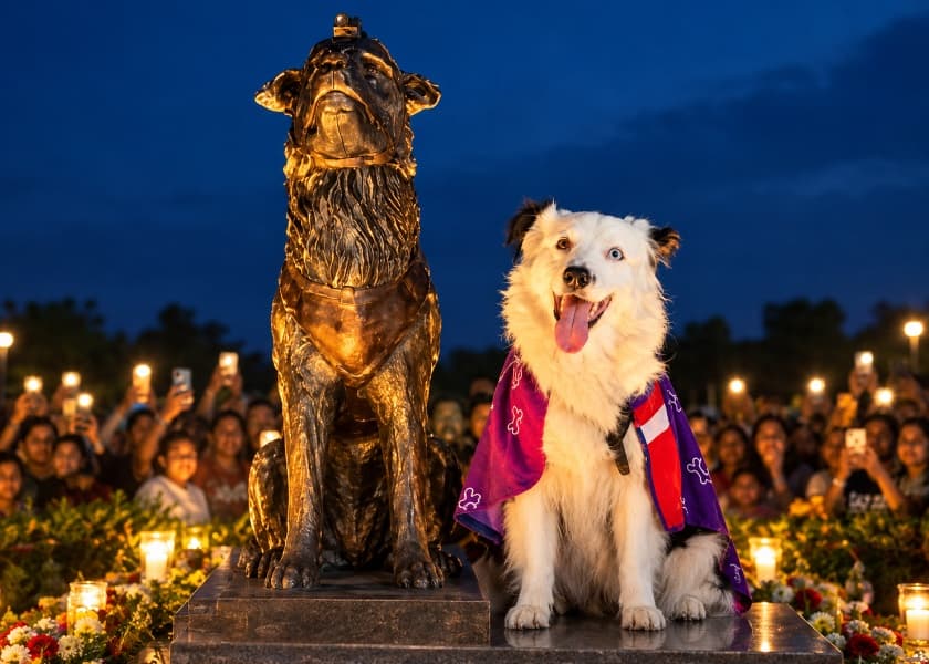 Venezuela’s Hero Dog Tsunami: From Rescued Puppy to Statue